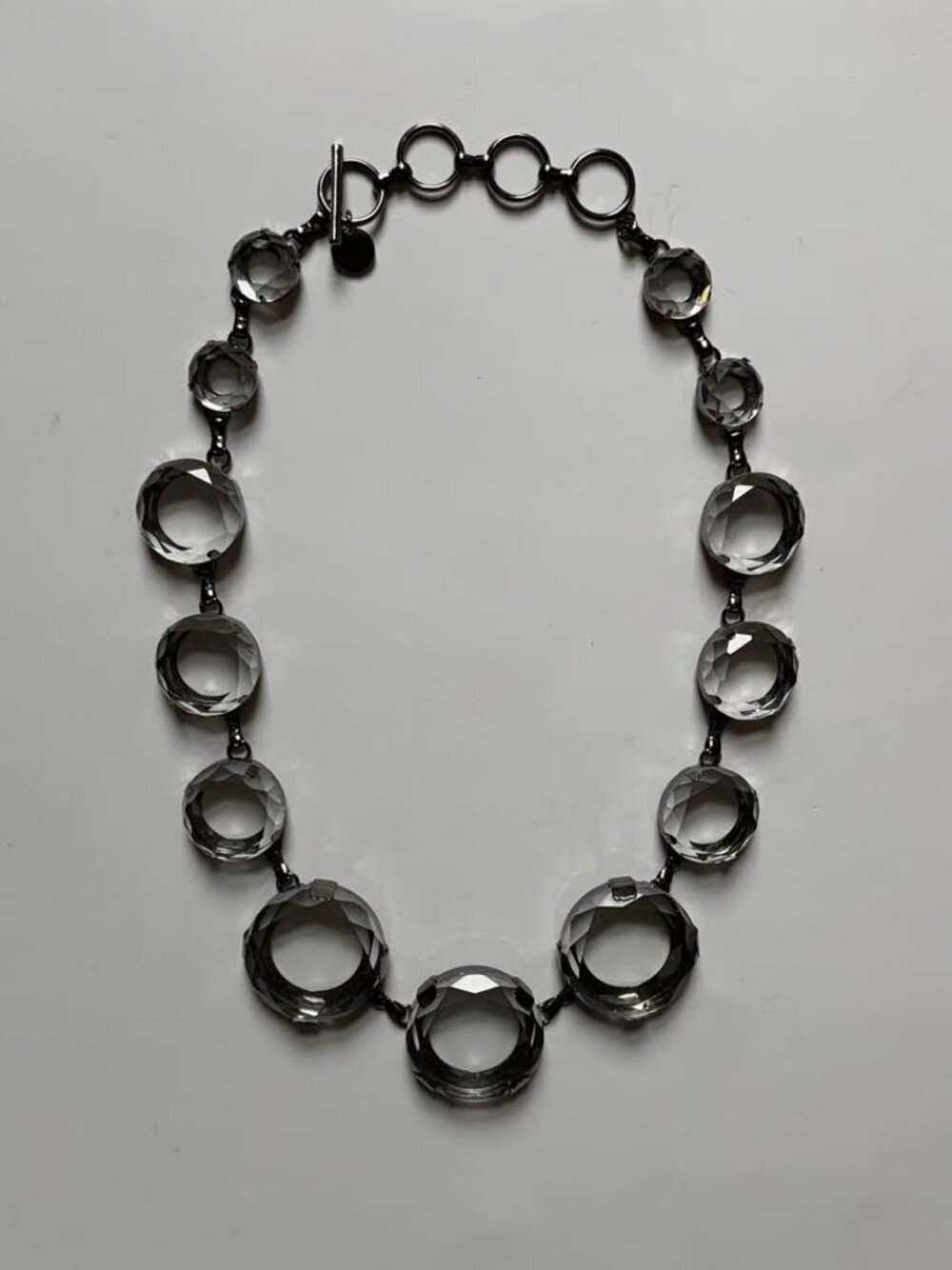 French Connection Unfoiled Crystal Statement Necklace